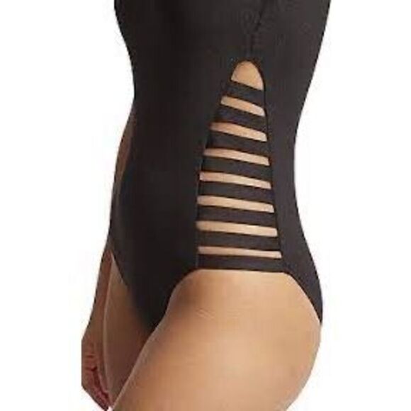 New. Seafolly black strappy swimsuit. US Size 8. Retails $149 - Picture 9 of 12